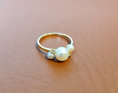 Pearly Sparkling Bubble Ring