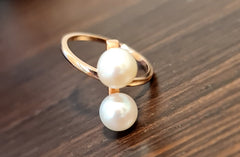 Pearly Dual Bubble Ring