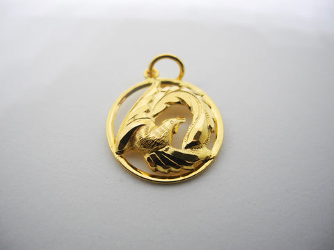 Phoenix in a Circle Pendant