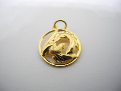 Phoenix in a Circle Pendant