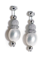 Dolceoro White Pearl Earrings