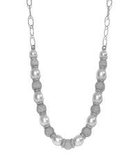 Dolceoro White Pearl Necklace
