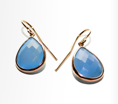 Natural Chalcedony Earrings