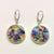 Rainbow Millefiori Earring